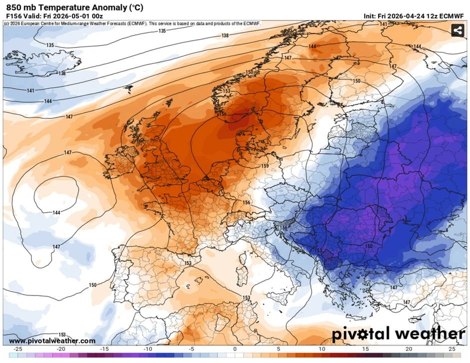 Ekstremno niske temperature za ovo doba godine