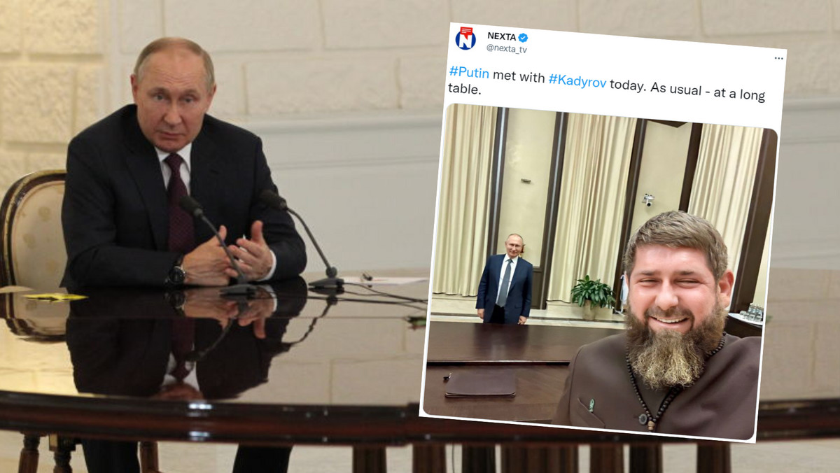 Kadyrow pokazał nietypowe selfie z Putinem. Uwagę zwraca jeden szczegół
