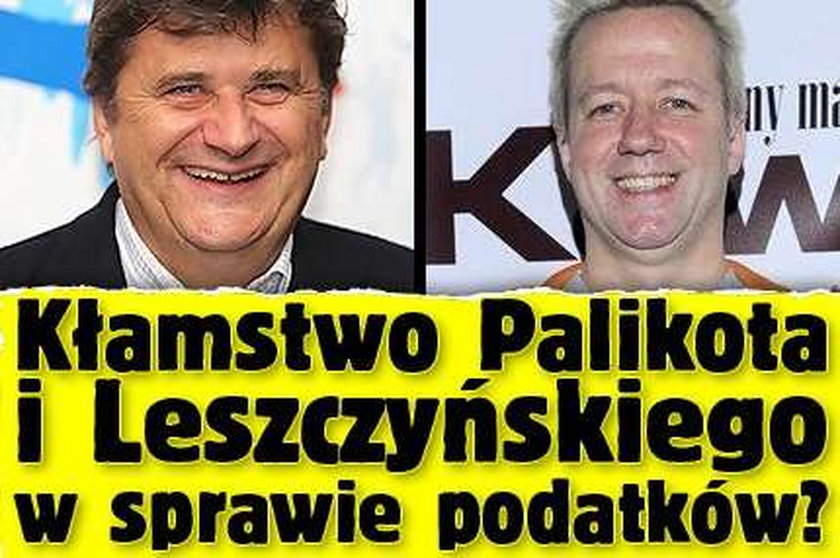 Kłamstwo Palikota i Leszczyńskiego w sprawie podatków?