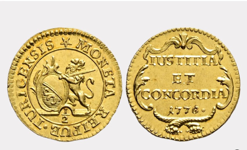 Zlatnici koji će biti prodani na aukciji