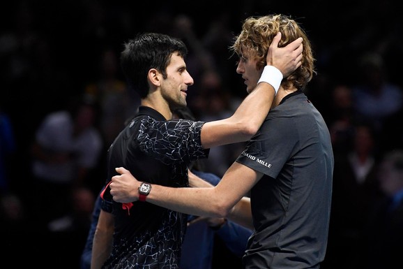Novak Đoković i Aleksandar Zverev