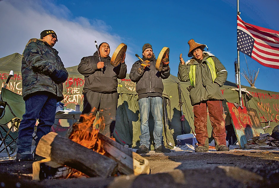 Članovi pokreta "Standing Rock"