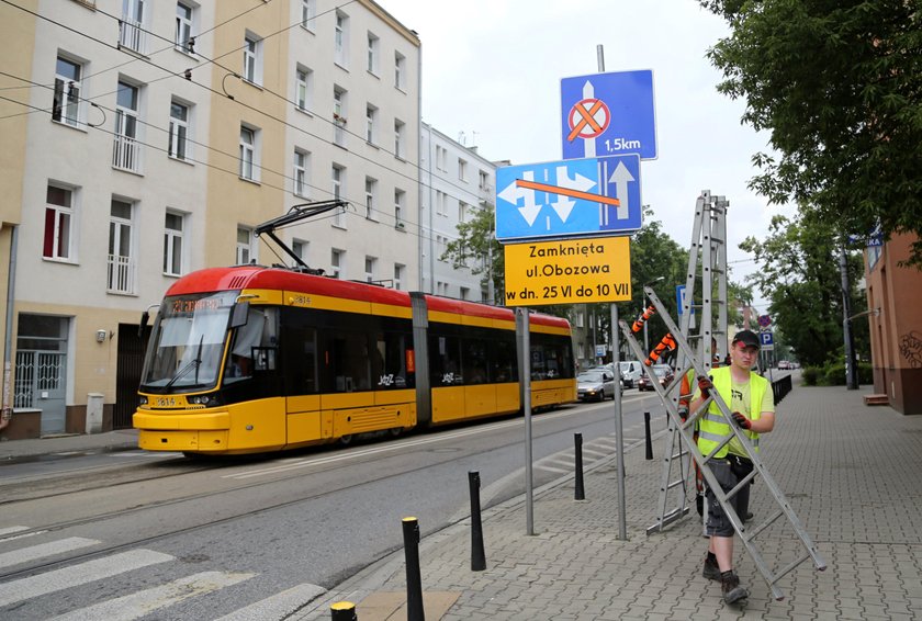 Wakacyjne remonty torowisk tramwajowych w Warszawie