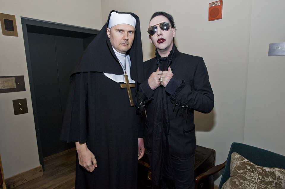 Marilyn Manson (na zdjęciu z Billym Corganem)