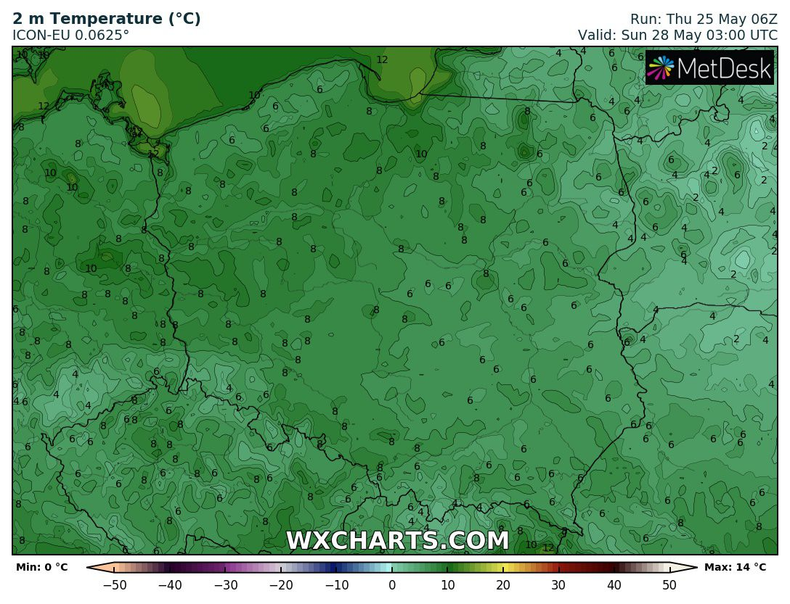 Noce będą zimne. Punktowo niewykluczone są nawet przymrozki!