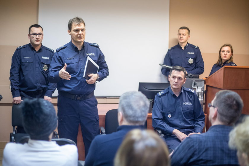 Spotkanie policjantów z mieszkańcami Strzeszyna Greckiego