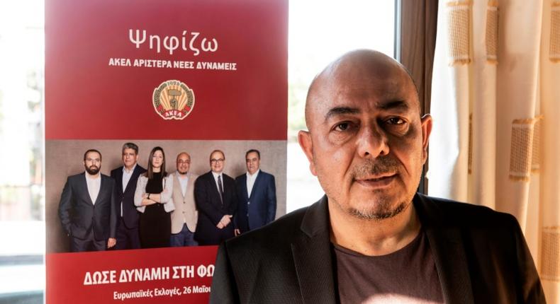 University of Cyprus professor, Turkish Cypriot Niyazi Kizilyurek, was a candidate for the European elections with Cyprus' main opposition party, the communists Akel, and is seen May 16, 2019