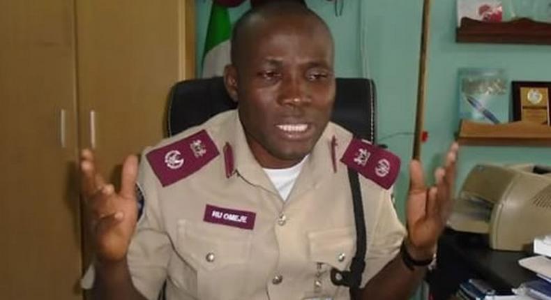 Mr Hyginus Omeje, the Lagos Sector Commander of FRSC [News Express]