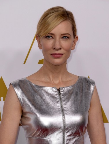 Cate Blanchett na spotkaniu nominowanych do Oscara 2014