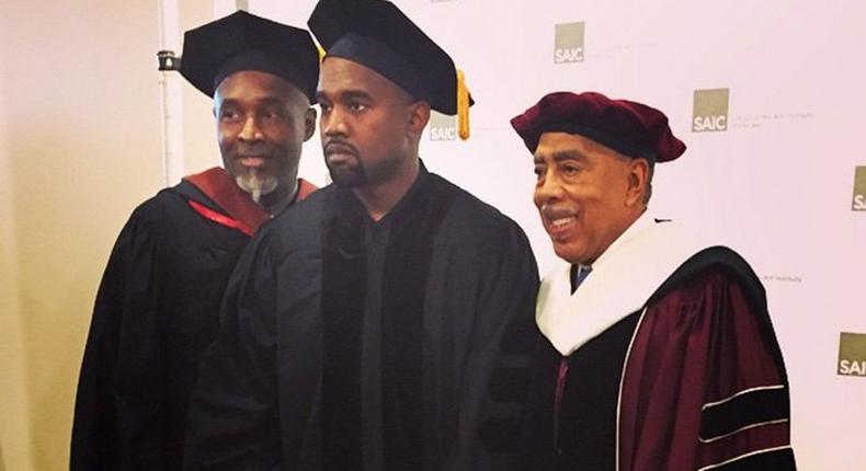 Kanye West receives honorary doctorate from the Art Institute Of Chicago