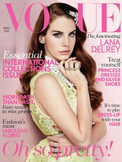 Lana Del Ray na okładce "Vogue'a" - małe