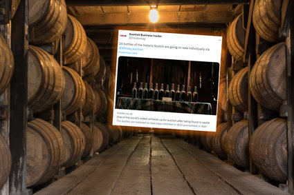 To prawdopodobnie najstarsza whisky na świecie. "Taka aukcja zdarza się raz w życiu"