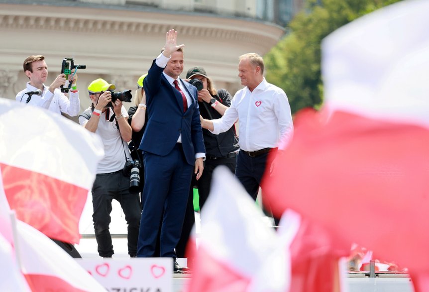 Rafał Trzaskowski i Donald Tusk
