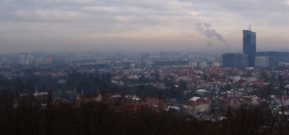 Gdańsk Oliwa, widok z Pachołka