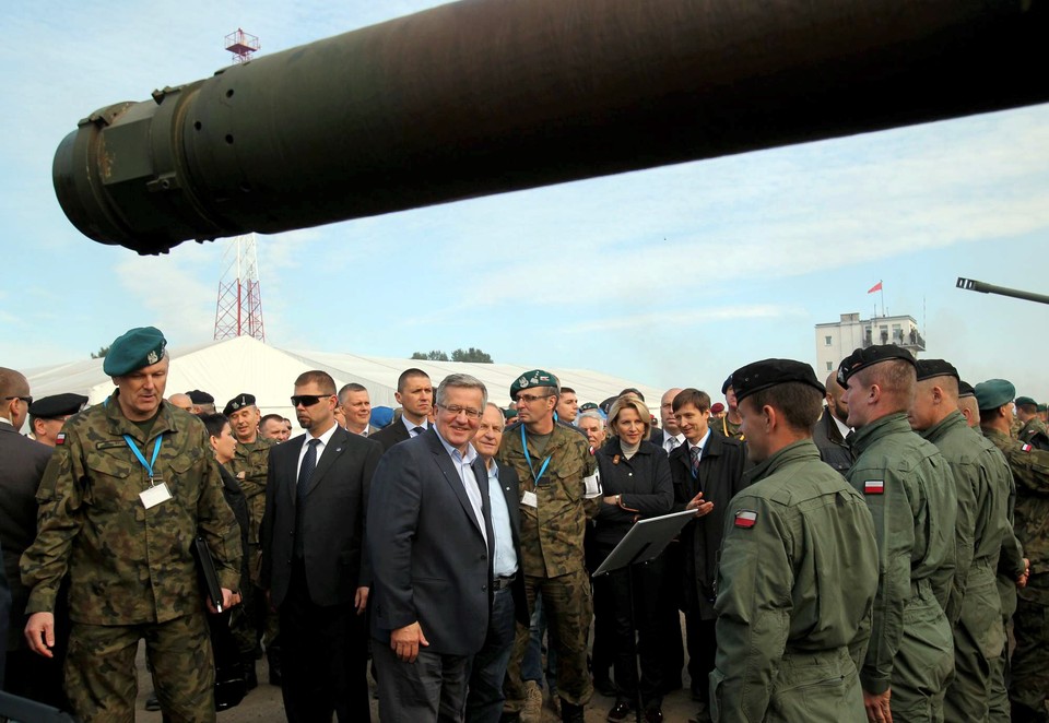 ORZYSZ POLIGON ĆWICZENIA WOJSKOWE ANAKONDA 14  (Bronisław Komorowski )