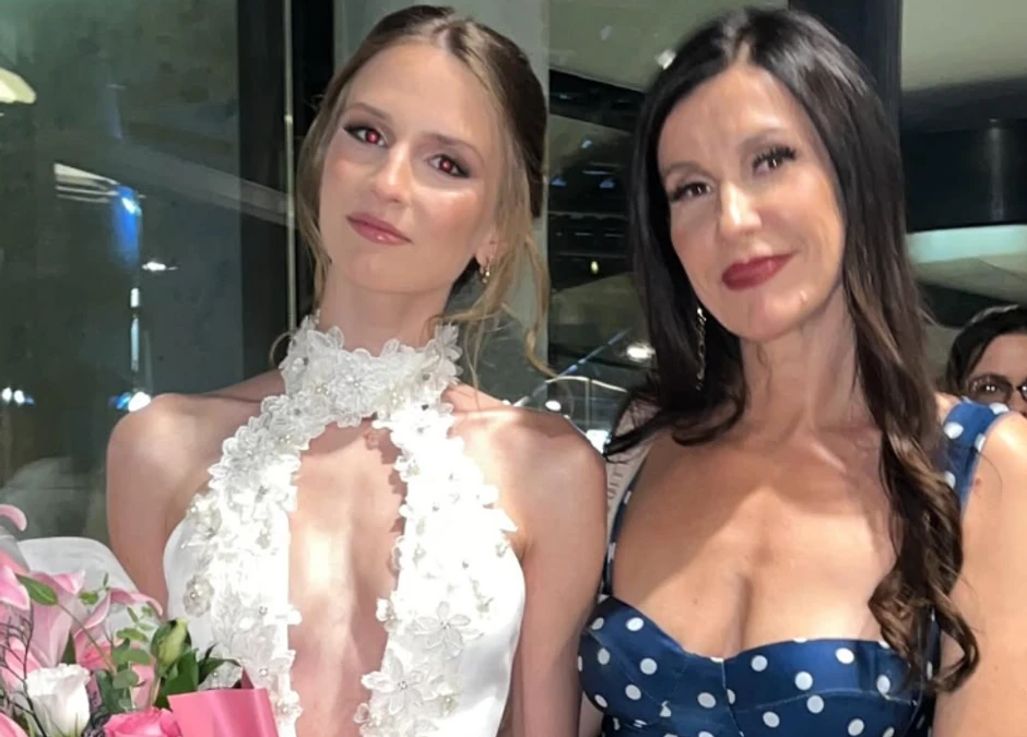 Snežana Dakić sa ćerkom