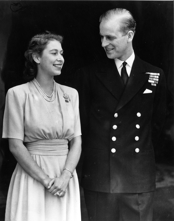 Książę Filip i królowa Elżbieta w 1947 r. 