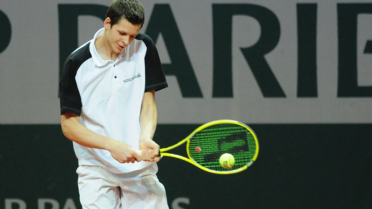 Hubert Hurkacz wygrał swój pierwszy mecz w turnieju ATP Challenger Pekao Szczecin Open (pula nagród 106 500 euro).