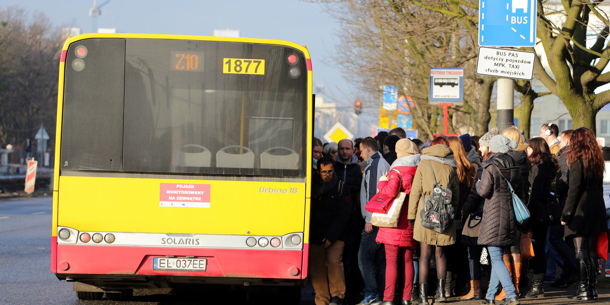 Łódź zablokowana po zamknięciu skrzyżowań z trasą WZ