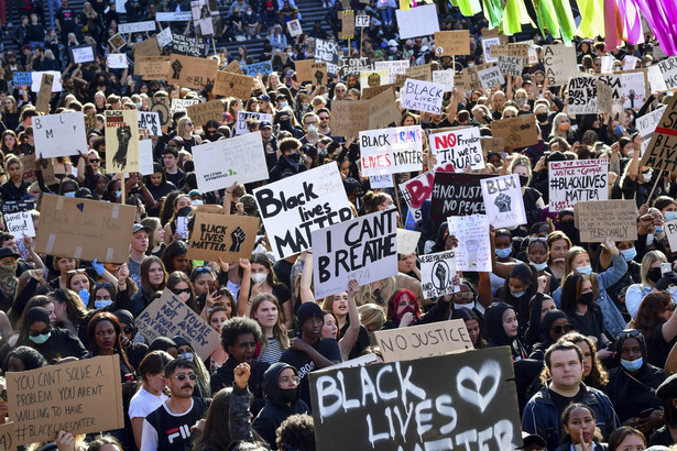 Protest "Black Lives Matter" w Szwecji