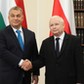 Premier Viktor Orbán i Jarosław Kaczyński  podczas spotkania w Sejmie, Warszawa,  wrzesień 2017 r.