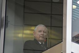 Jarosław Kaczyński podczas wizyty w Poznaniu