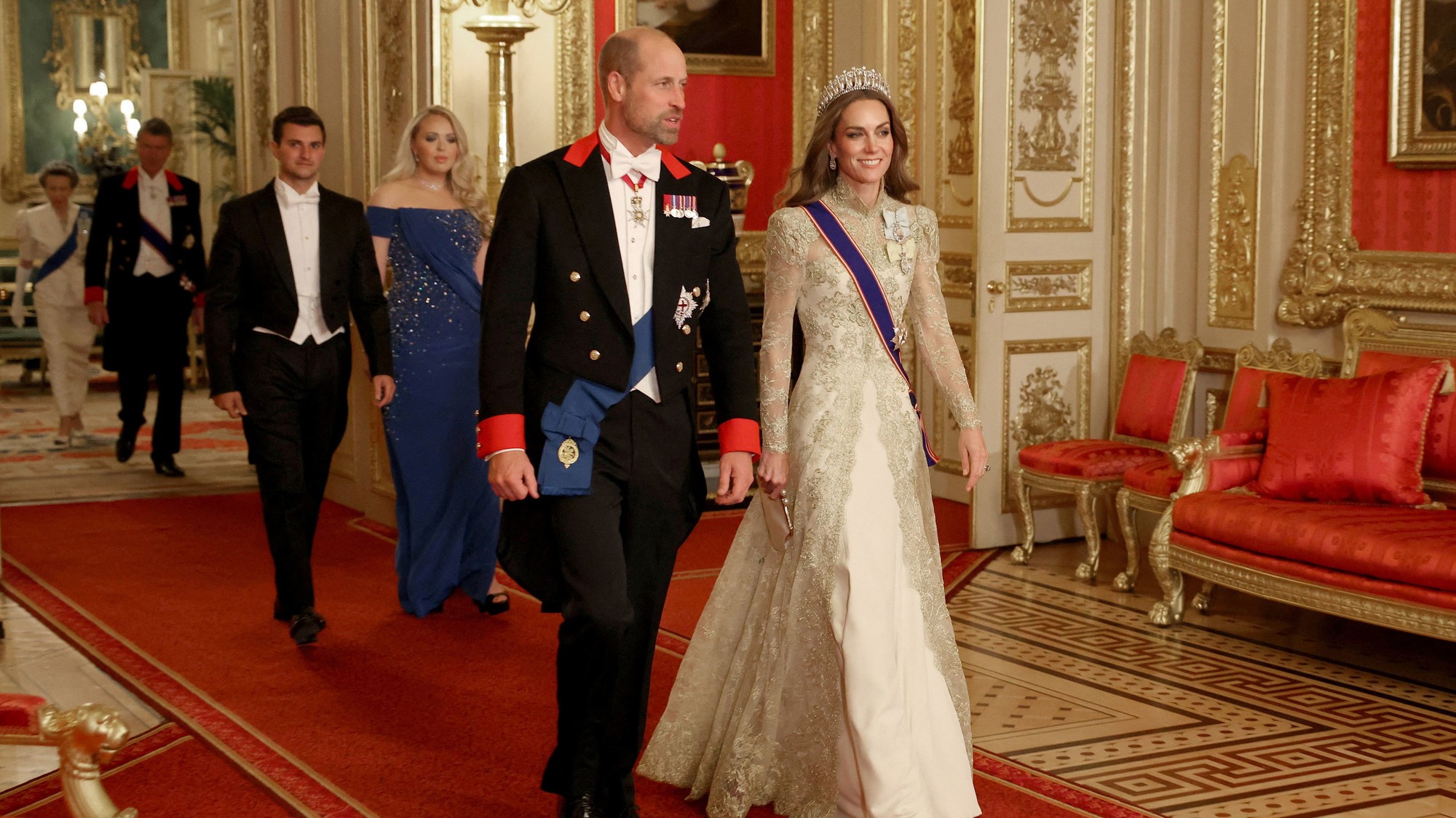 Kate Middleton na štátnej večeri ohúrila výberom šperku.