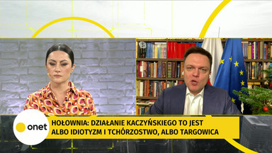 Hołownia: działanie Kaczyńskiego to idiotyzm, tchórzostwo albo Targowica
