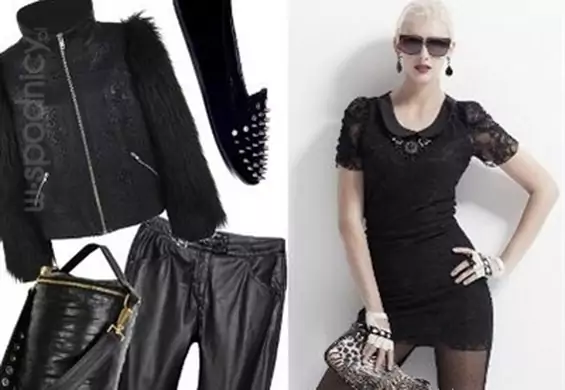 Czarne jak noc: modne ubrania na jesień-zimę 2012/2013