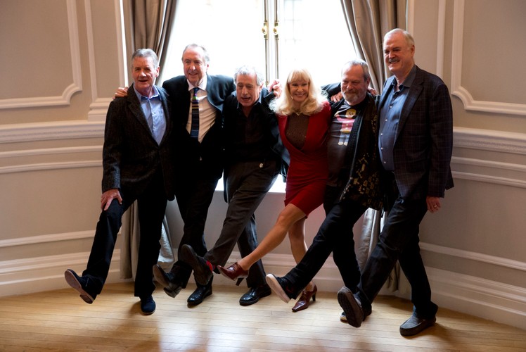 Ekipa Monty Pythona na konferencji prasowej w Londynie