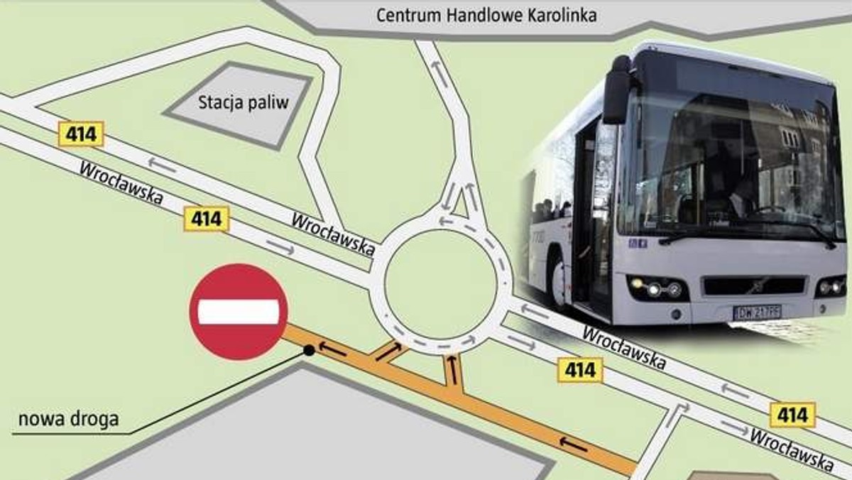 Nowa Trybuna Opolska: Połączenie ulic Cmentarnej i Wrocławskiej ma skrócić czas jazdy, a także umożliwić częstsze kursy autobusów MZK.