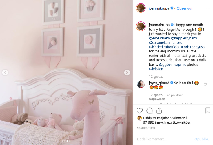 pokój córki Joanny Krupy