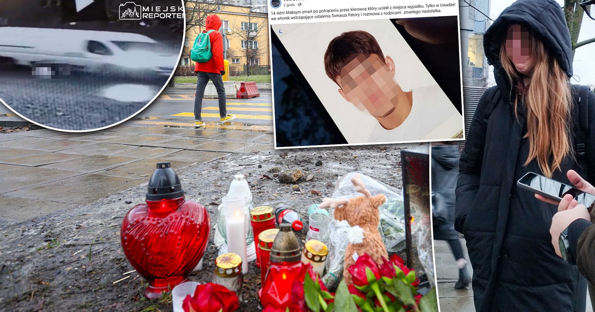 Kurier oskarżony o śmiertelne potrącenie 14-latka i ucieczkę. Maksym miał tylko 300 metrów do domu