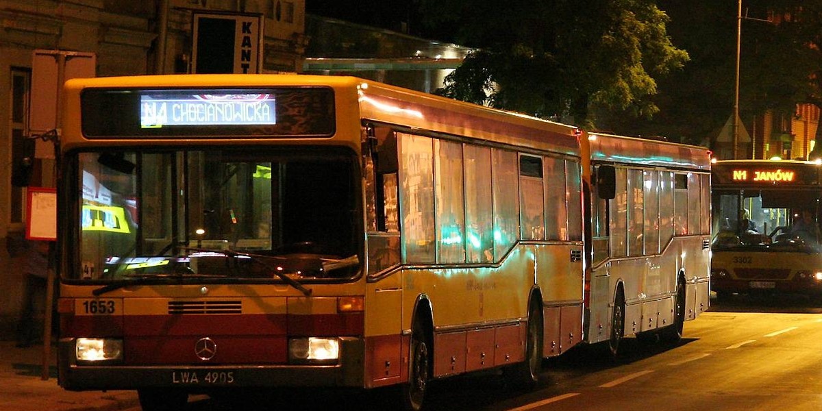 autobus nocny n4 łódź