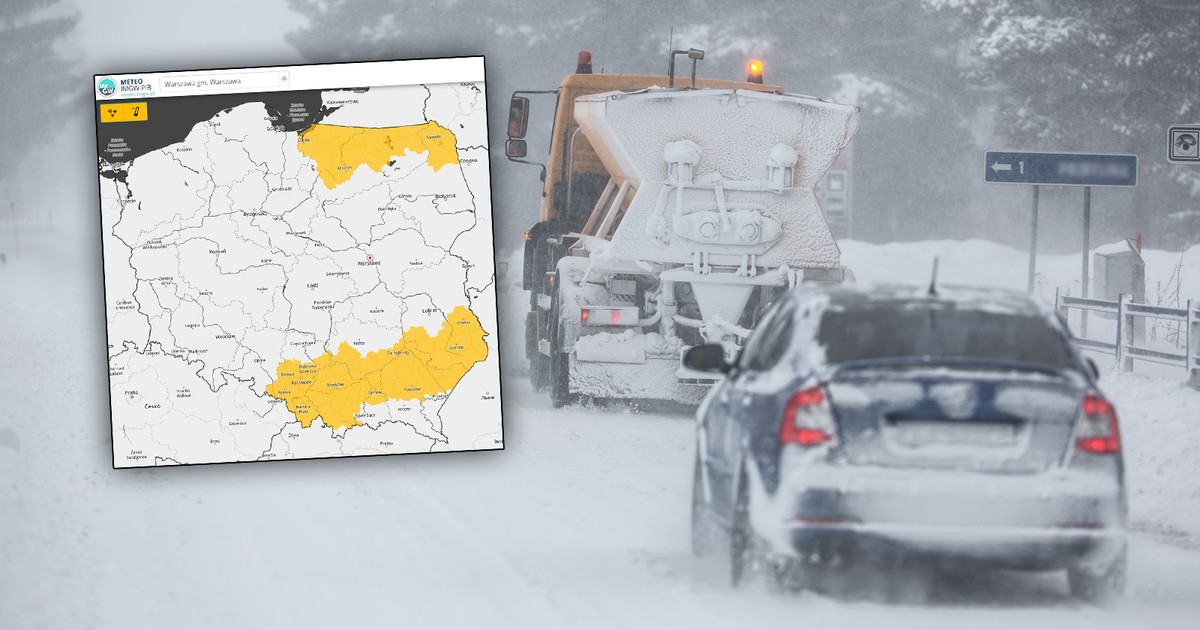 Zima uderza w Polskę