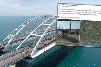Niepokojące prace budowlane Rosjan w Ukrainie. To ma być nowy "most Krymski" [ZDJĘCIA]
