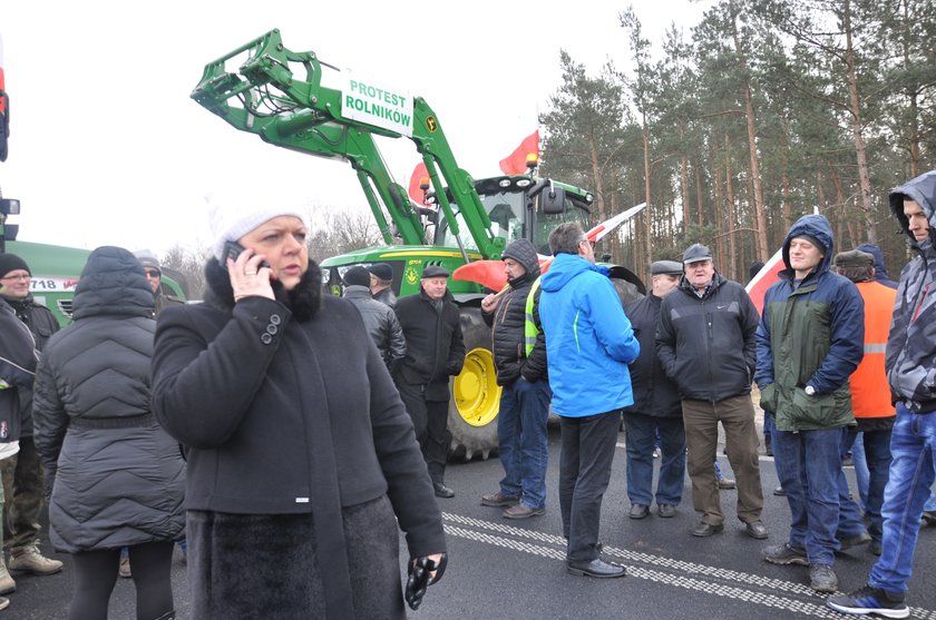 Renata Beger na blokadzie