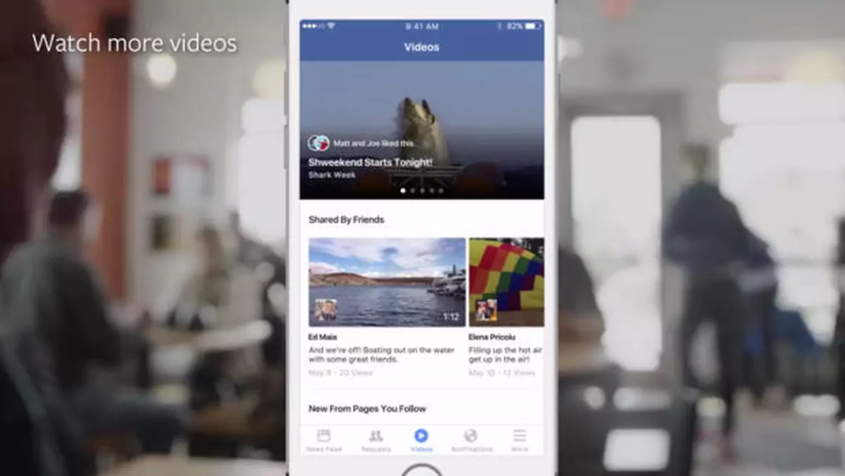 Facebook testuje osobną sekcję dla wideo w aplikacji 