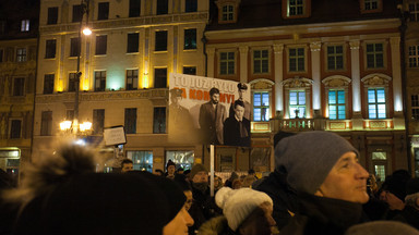 Manifestacja poparcia dla Władysława Frasyniuka