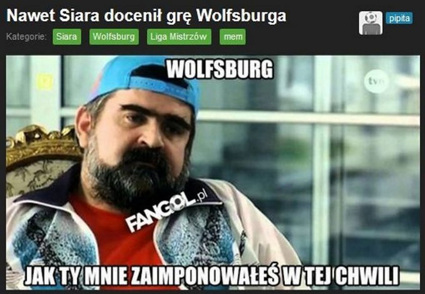 Real Madryt na kolanach. Memy po porażce z VfL Wolfsburg! GALERIA