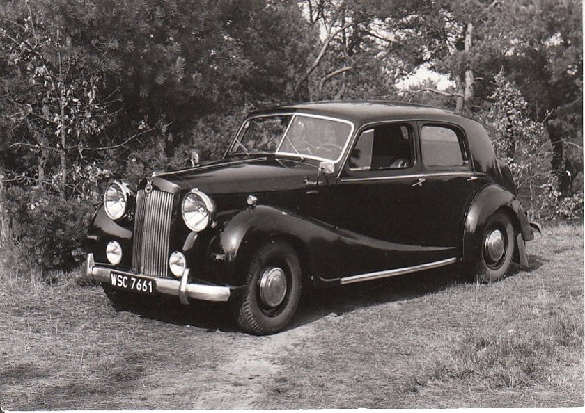 Wyjątkowy Austin A125 Sheerline Saloon z 1953 roku jest w rodzinie pana Marcina Chrzanowskiego ponad 35 lat