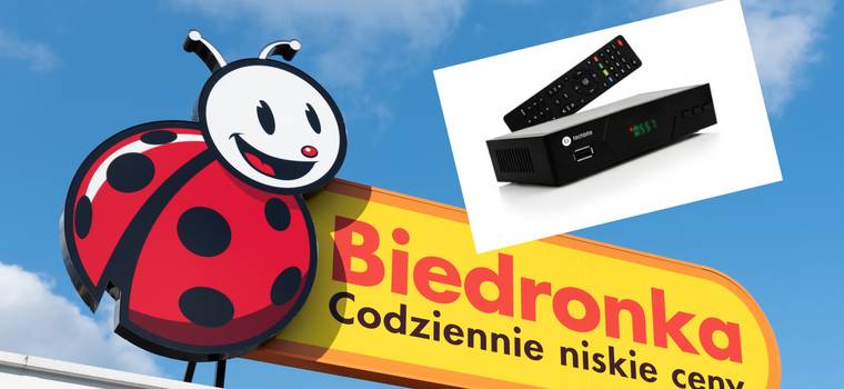 Tani dekoder DVB-T2 w Biedronce — ostatnie dni promocji. Urządzenie pozwoli na oglądanie telewizji w nowym standardzie