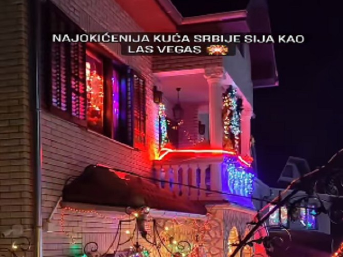 Najokićenija kuća u Srbiji u selu Veliki Popović 