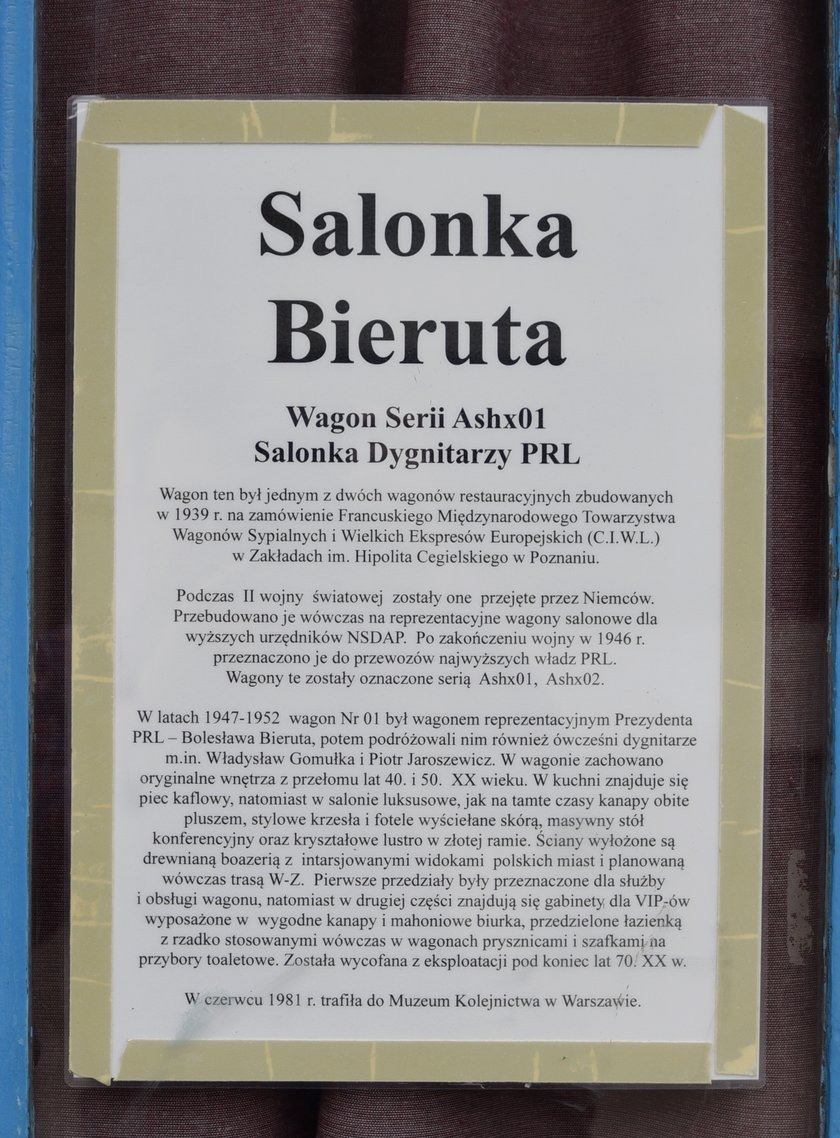 Wyjątkowa wystawa w Muzeum Kolejnictwa. Tym wagonem jeździł Bierut