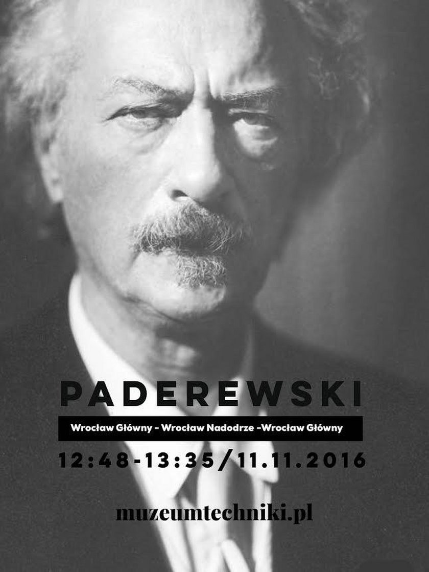 Ignacy Paderewski - patron jednego z zabytkowych pociągów