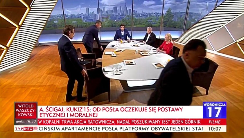 Politycy opozycji wychodzą w trakcie programu TVP. „Rynsztok!"