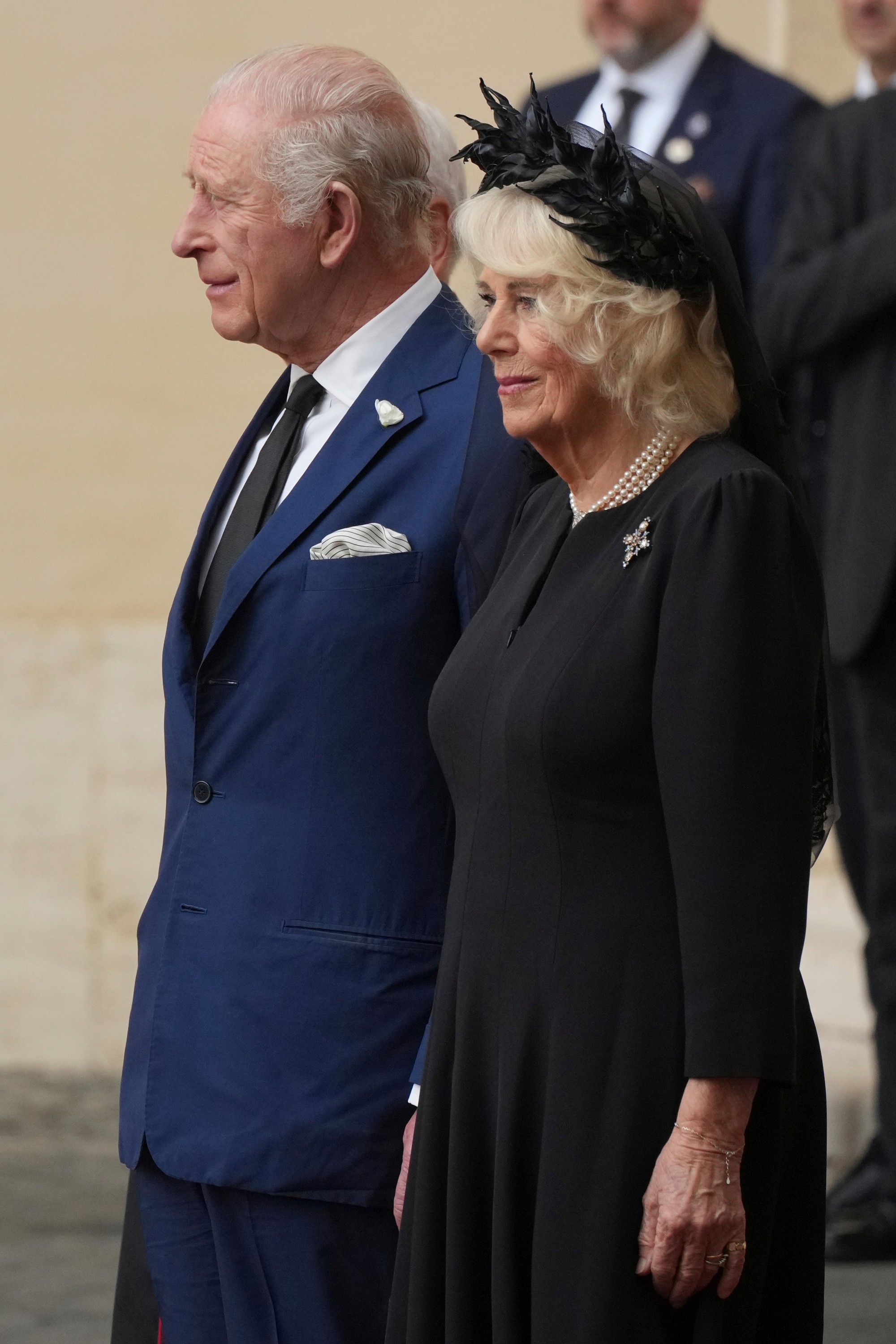 Britský kráľ Karol III. s kráľovnou Kamilou.