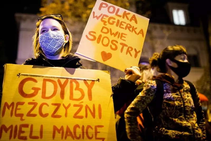Demonstracja solidarnościowa ze Strajkiem Kobiet w Budapeszcie, 28.10.2020 r. 