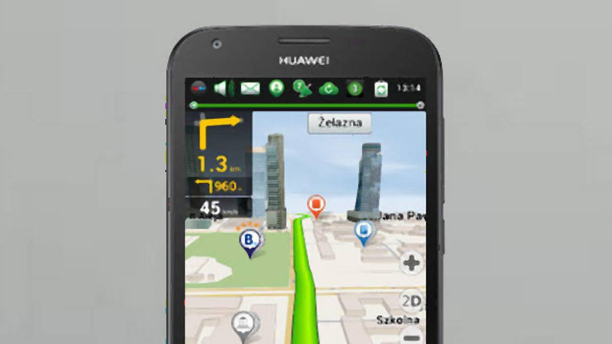 Huawei nawiguje z polskimi mapami NAVITEL
