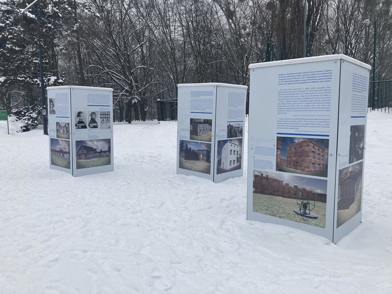 Wystawa w parku im. Szarych Szeregów